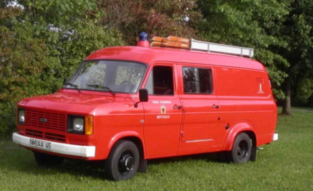 altes Feuerwehrauto